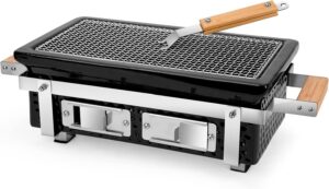 Onlyfire Charcoal BBq Hibachi Grill - Hibachi outdoor Grill - 4seasongrills.com