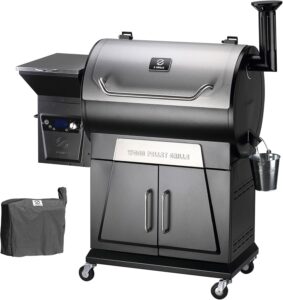 Z Grills Wood Pellet Grill Smoker - kamado grill vs pellet grill - 4seasongrills.com