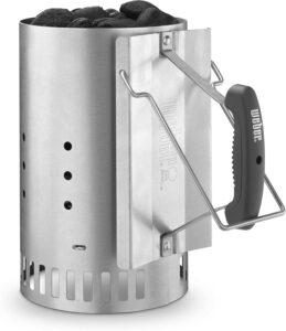 Chimney starter for charcoal grills - Grilling and Smoking Accessories