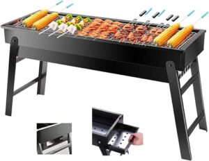 Ruutcasy Charcoal Grill – Portable for Barbecue - Outdoor Park Grills